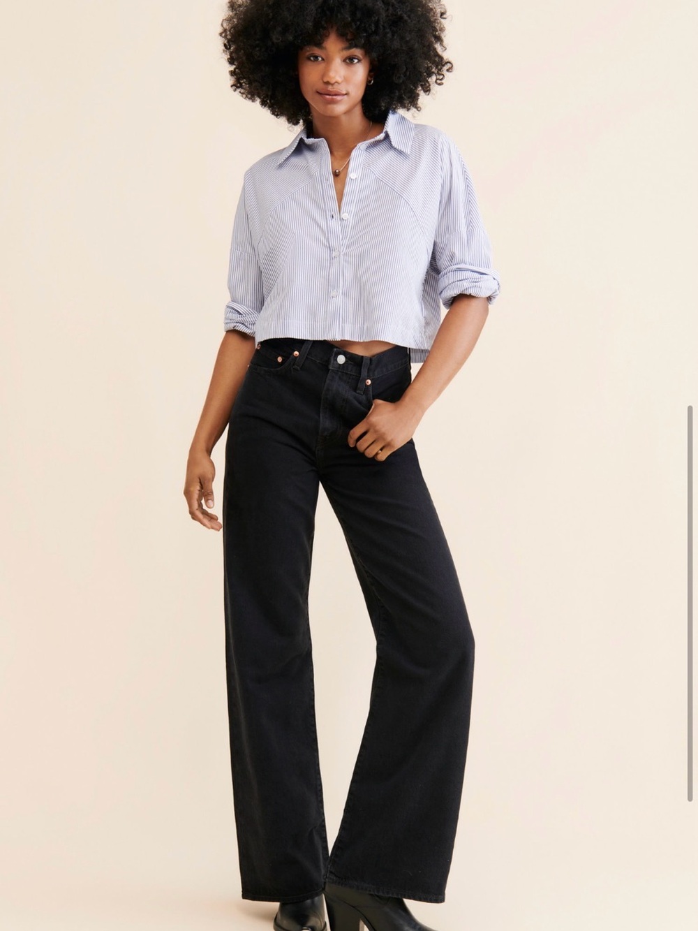 Levi's Ribcage High Waist Wide Leg Jean